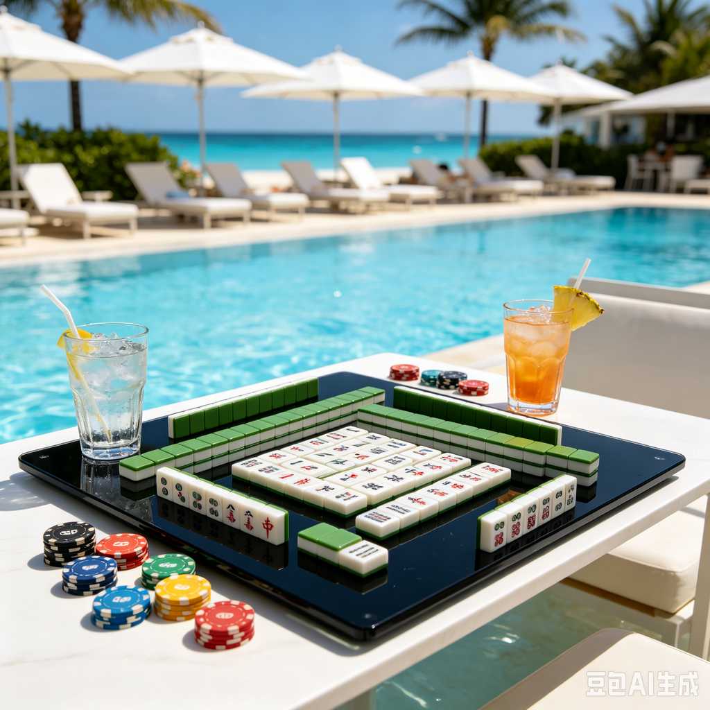 engraved texture mahjong tiles