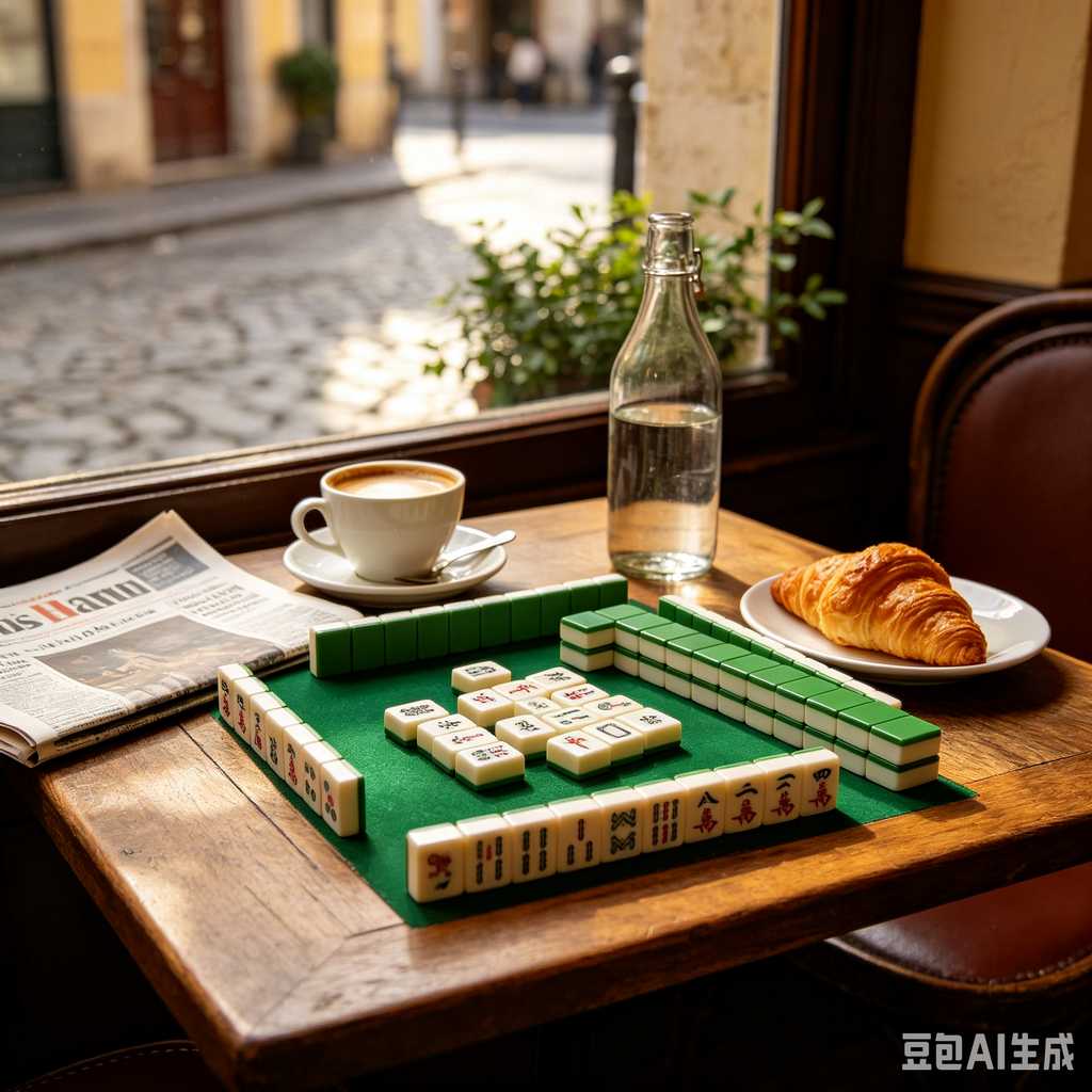 transparent mini mahjong set