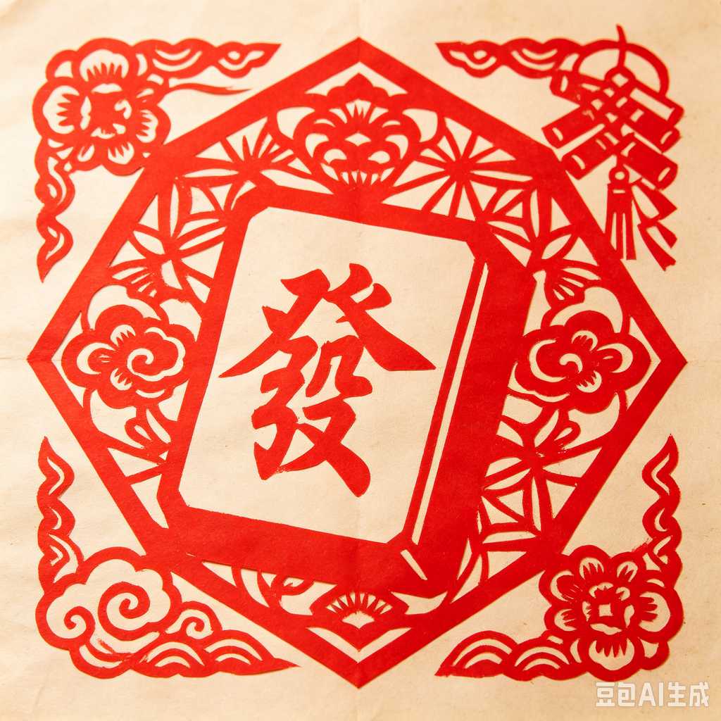 artistic mahjong tiles set
